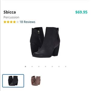 Sbicca Percussion Block Heeled Booties